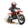 Motocross and dirt bike