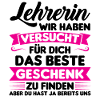 Lehrer Lehrerin Schule Geschenk