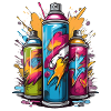 Graffiti Spray Cans