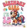 15ème anniversaire fille équitation