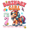7ème anniversaire fille équitation