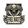 Free Hugs Terribly Scary Clown