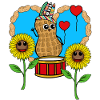 Peanut Hippie Hippies Sunflowers Peanuts