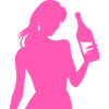Woman Party Silhouette Drink