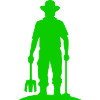 Farmer Silhouette