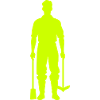 Farmer Silhouette Icon