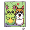 Funny, lovable cat friends