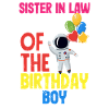 Children's Birthday Astronaut Family Members