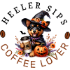 Halloween Coffee Lover Lancashire Heeler