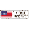Atlanta United States Flag