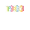 1983 Anniversaire Funky Année