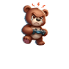 Game Over Cute Bear
