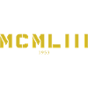 Mit römischen Zahlen MCMLIII - Made in 1953