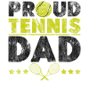 Funny Tennis Player Racket Dad