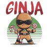 Funny Christmas Gingerbread Ginja