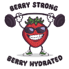 berry strong Erdbeere Comicfigur
