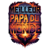 Meilleur papa du monde.
