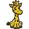 Giraffe Comic Crown