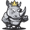 Rhino Comic Crown