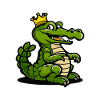 Alligator Comic Crown