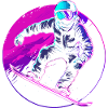 Snowboarder Illustration