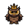 Owl Comic Crown