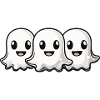 Ghosts Halloween Cute