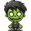 Zombie Halloween Comic