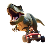 T-Rex and his Friend