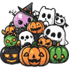 Halloween Party Figures Kawaii