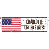 Charlotte Drapeau des États-Unis