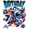 Astronaut 7th Birthday Space