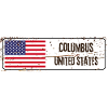 Columbus, USA's flag