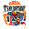 Basketball 1st Birthday