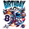 Astronaute 8e anniversaire Espace