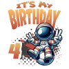 Graffiti Astronaut 4th Birthday