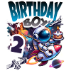Astronaut 2nd Birthday Space