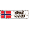Grimstad Norway Flag