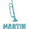 Martin as brass band