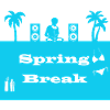 spring break bleu clair