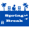spring break bleu foncé