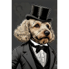 Aristocrat Poodle Bow Tie Costume