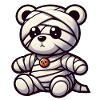 Cute Mummy Bear Halloween Kawaii