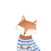 Cozy Winter Fox