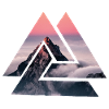 Geometric Alps Mountains