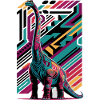 Langhals Brachiosaurus Dinosaurier