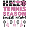 Funny Tennis Player Racket Husband