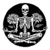Skeleton Meditation Lotus