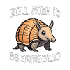 Rotola con esso essere armadillo