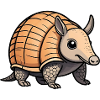 Cute armadillo